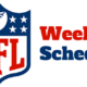 Boston Sports NFL Football week 12 schedule
