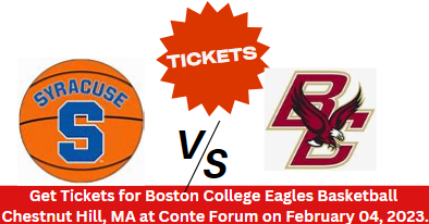 Get Boston Sports NCAA Basketball Boston College Eagles Tickets