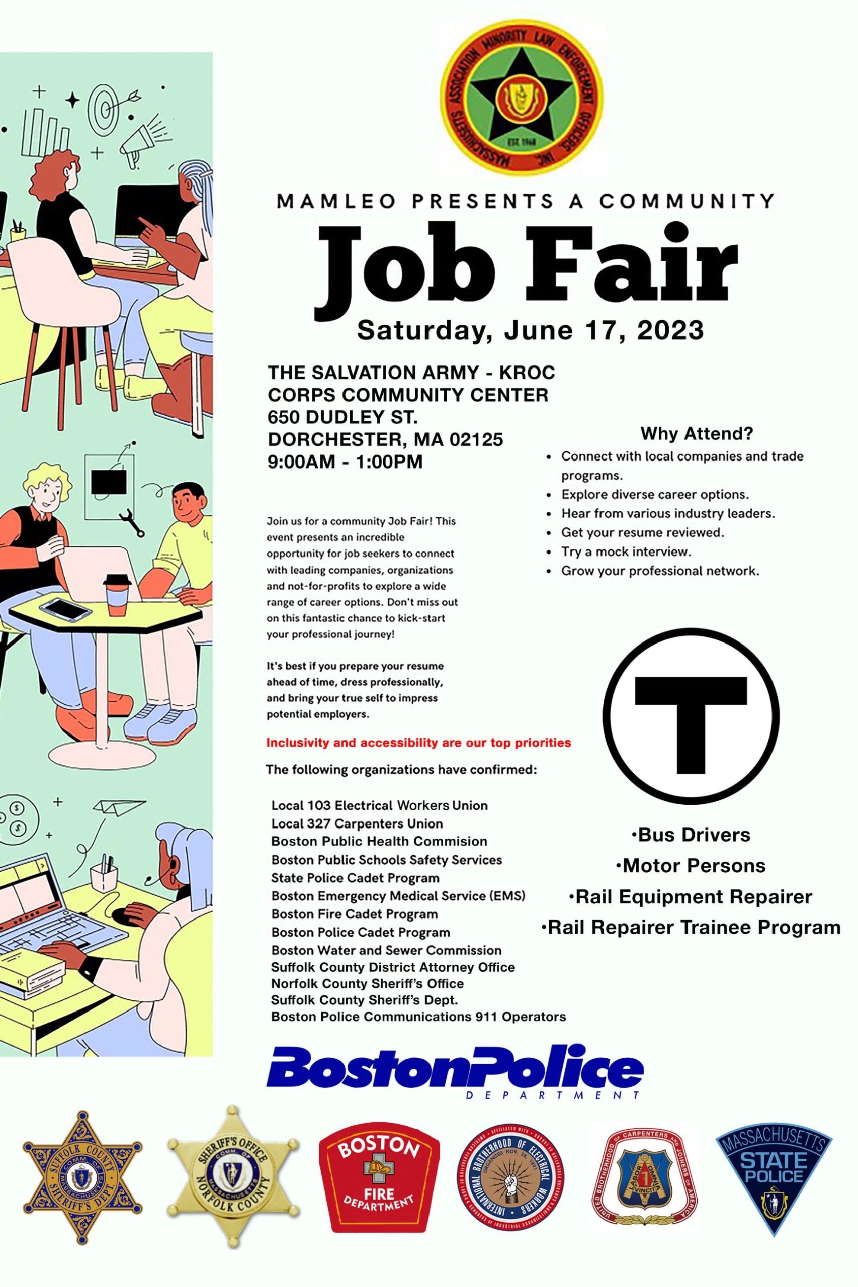 Get Boston job fair