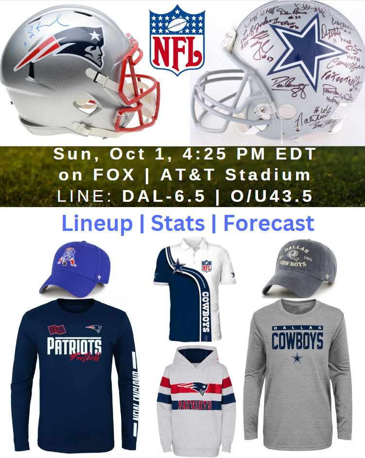 Cowboys vs. Patriots: NFL Week 4 Matchup Analysis and Prediction