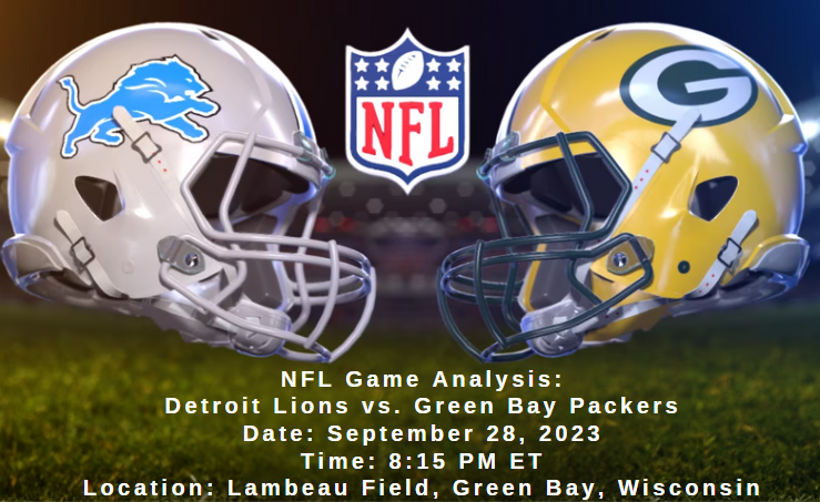 Detroit Lions 34 vs 20 Green Bay Packers summary, stats, score and  highlights