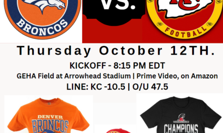 Shop Denver Broncos vs Kansas City Chiefs Gear and Merchandise | GetBostonSports.com